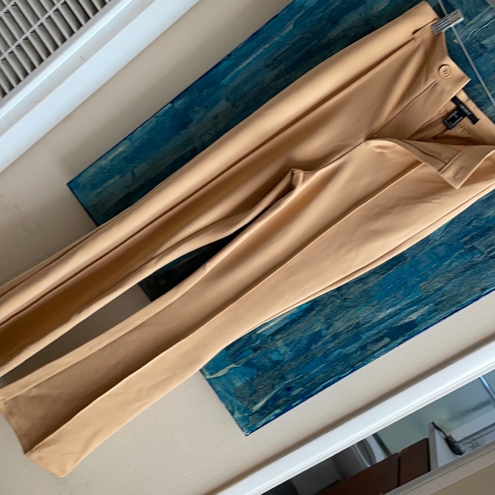 Tan high wasted pants